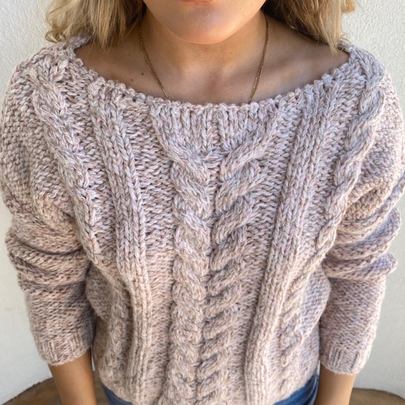 Cozy Woven Boatneck Sweater - New Without Tags - Picture 3 of 5